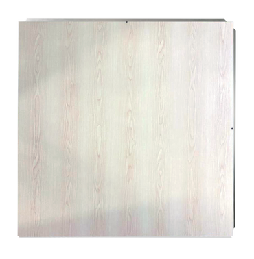 Light wood grain panel, smooth surface ideal for furniture or cabinetry, versatile design for any decor.