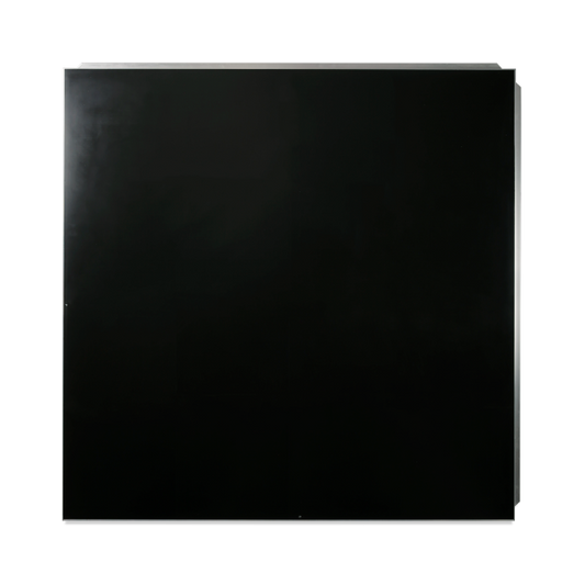 Sleek black square storage box, modern design, durable material, perfect for organizing essentials.