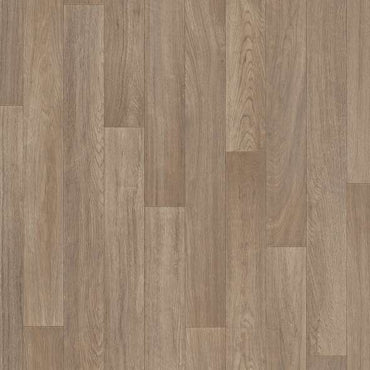 Light brown wood laminate flooring with a natural grain texture, ideal for home interiors.