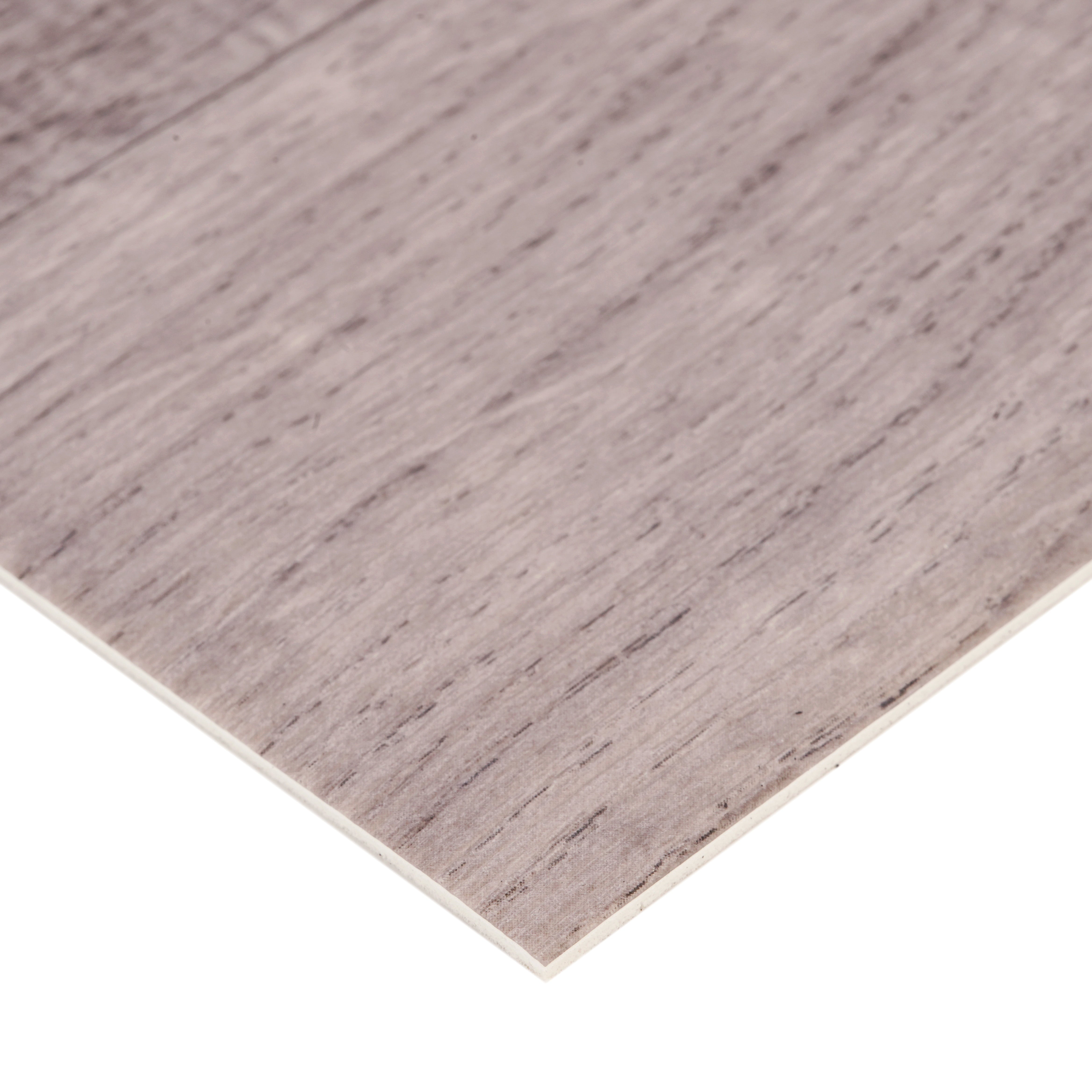Gray laminate flooring with a textured wood finish, ideal for modern interior design.
