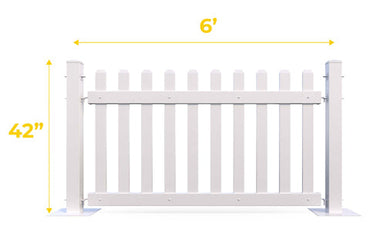 Mod-Picket Fence 120ft Kit