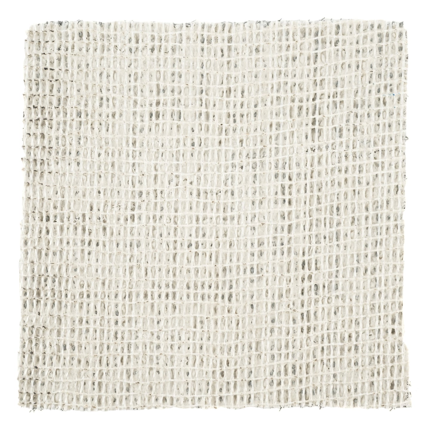 Natural white woven fabric swatch, ideal for upholstery or crafts, showcasing textured surface and durability.