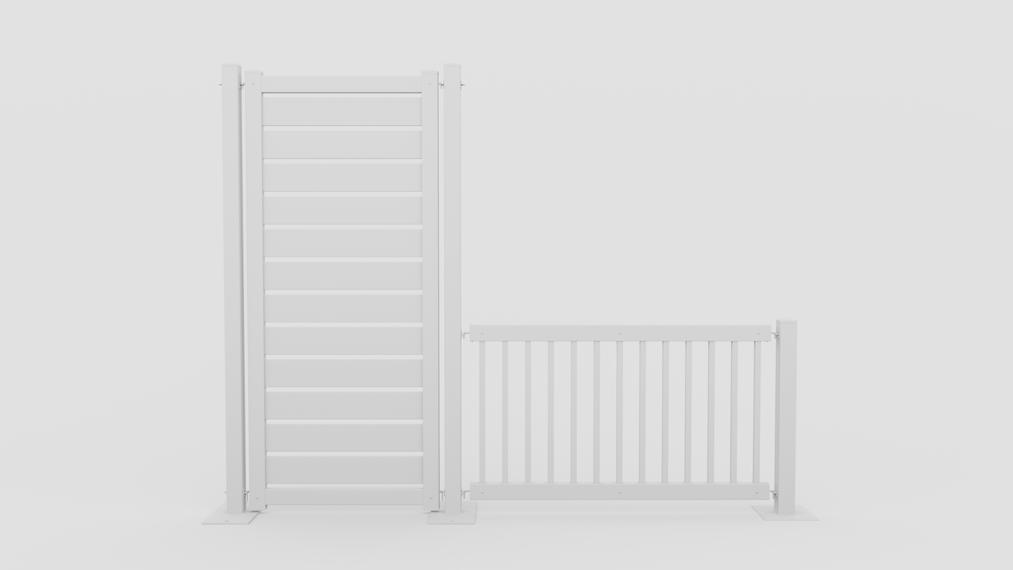 Mod-Privacy Fence Panel | 8ft High