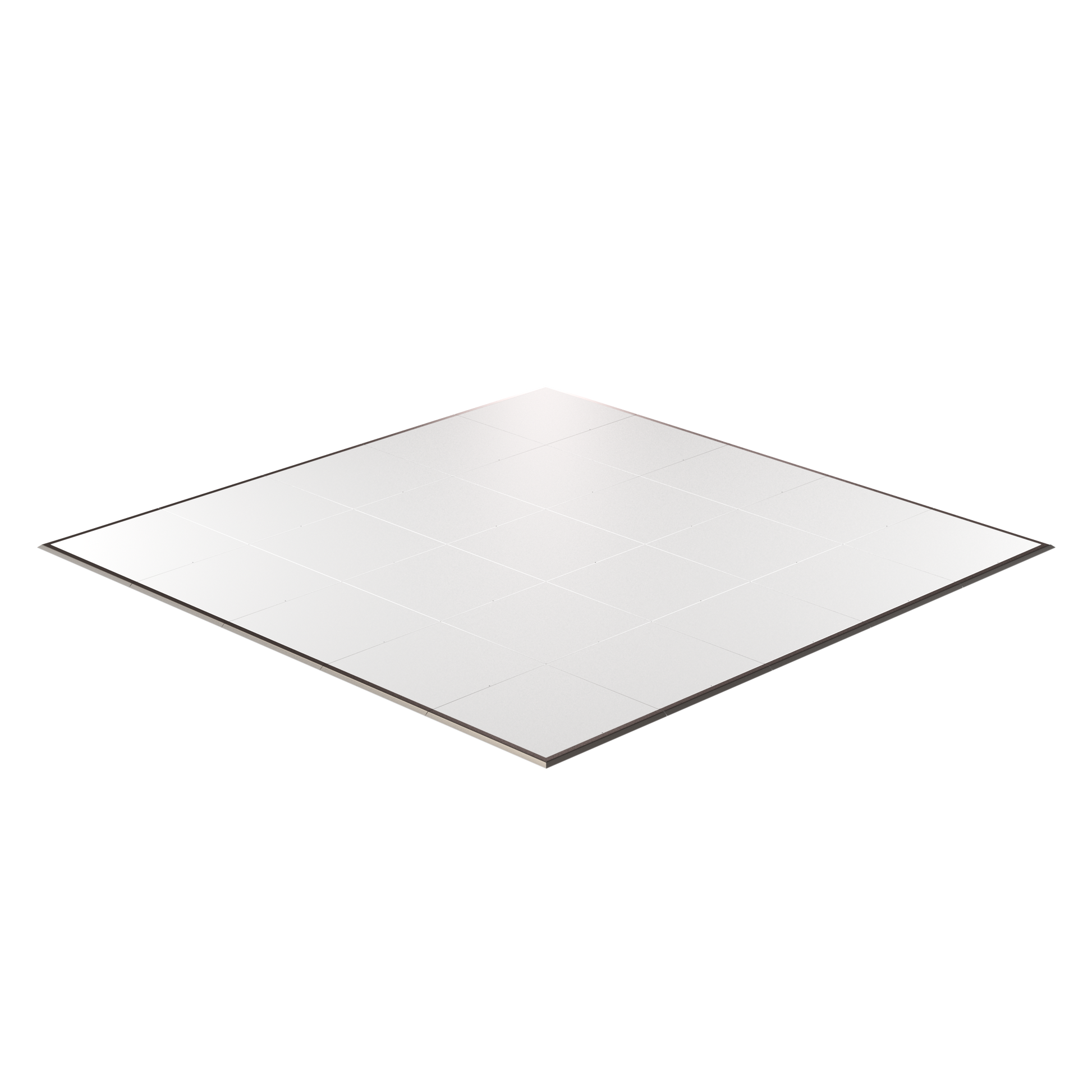 White square floor tile, modern design, durable material, perfect for home or commercial use.