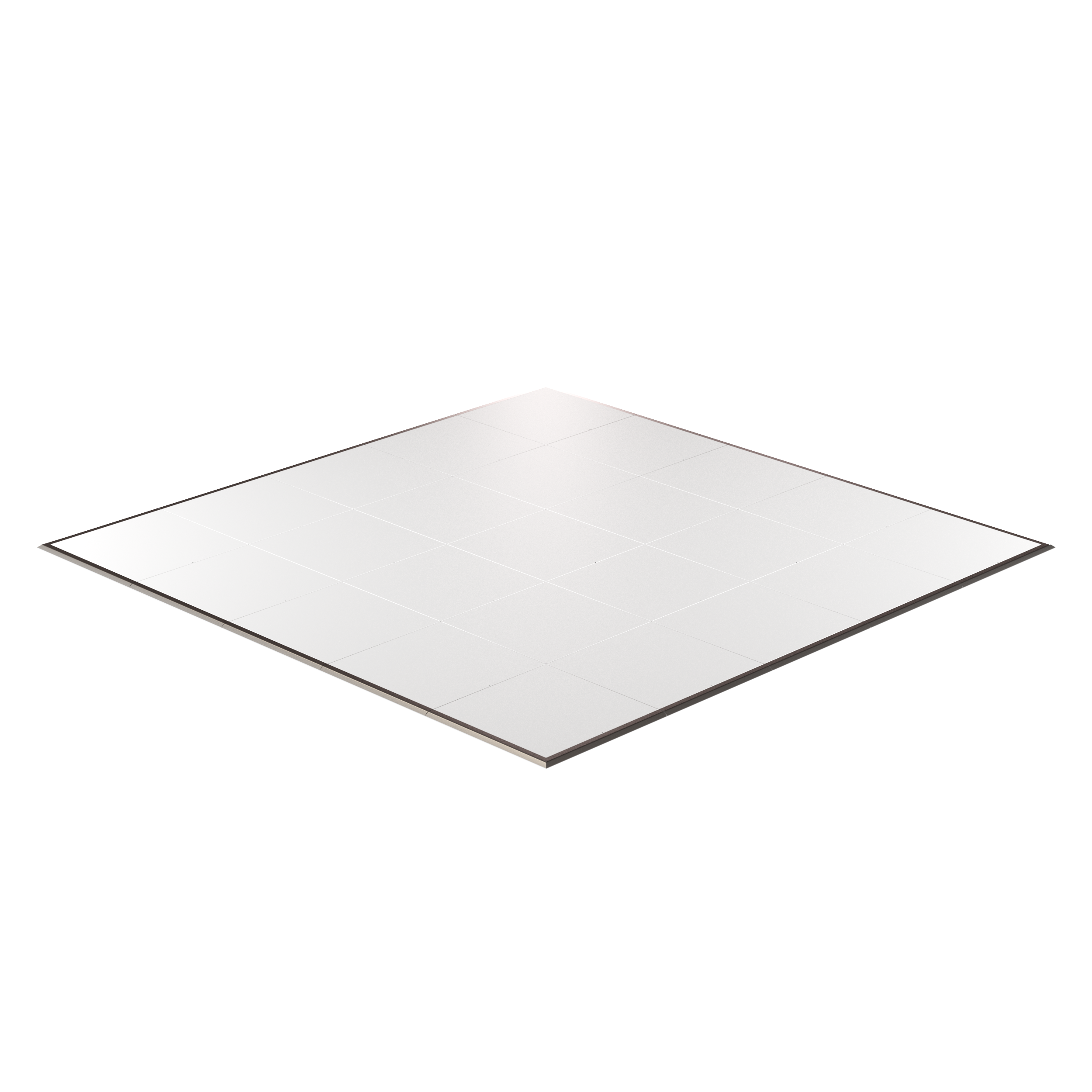 White square floor tile, modern design, durable material, perfect for home or commercial use.