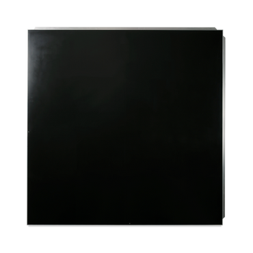 Sleek black storage cabinet with a modern design, perfect for organized living spaces.