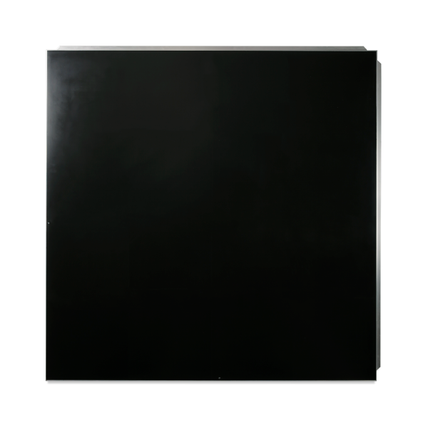 Sleek black square storage box, modern design, durable material, perfect for organizing essentials.