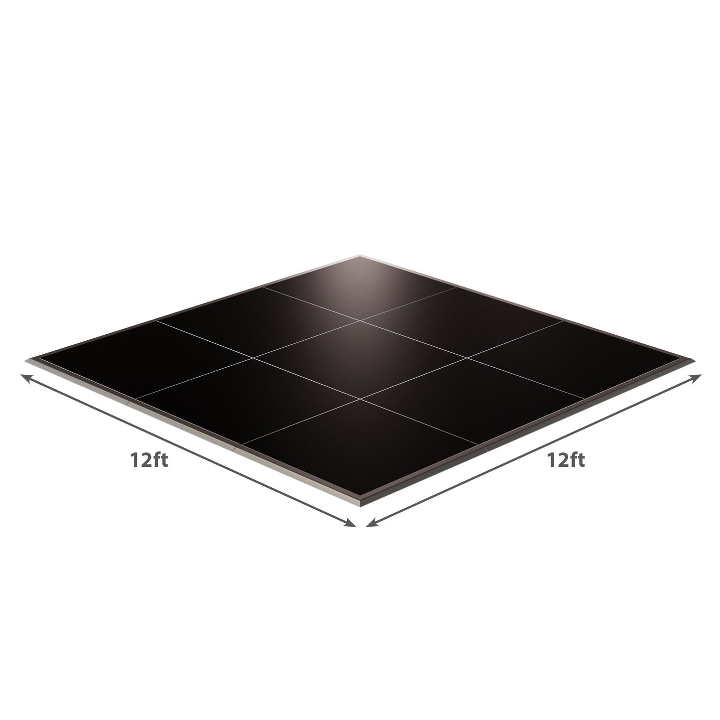 12ft black solar panel, durable material, ideal for renewable energy solutions.
