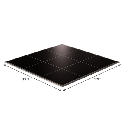 12ft black solar panel, durable material, ideal for renewable energy solutions.