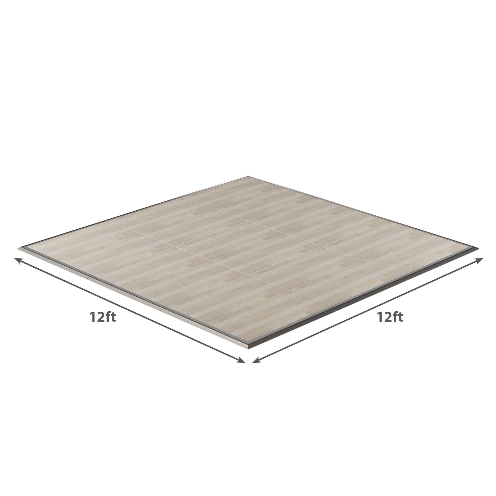 12ft x 12ft light oak vinyl flooring, durable, ideal for modern home interiors.