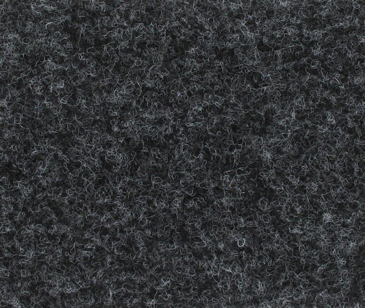 Black textured fabric with soft fibers, ideal for upholstery and home decor.