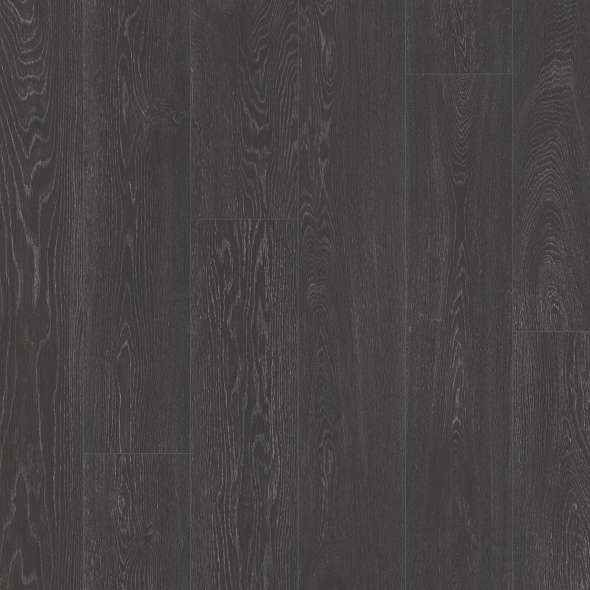Dark oak laminate flooring with a sleek finish, perfect for modern home interiors.