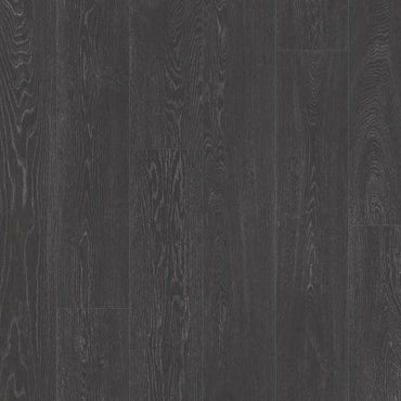 Dark oak laminate flooring with a sleek finish, perfect for modern home interiors.