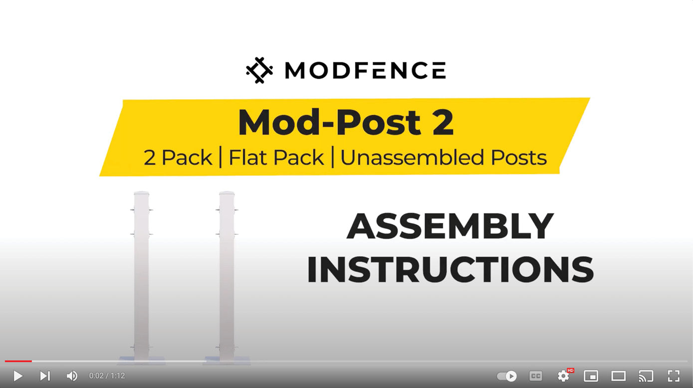 Load video: Mod-Post Instructions