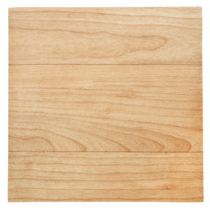 Natural wood cutting board in light maple color, perfect for kitchen use and food preparation.