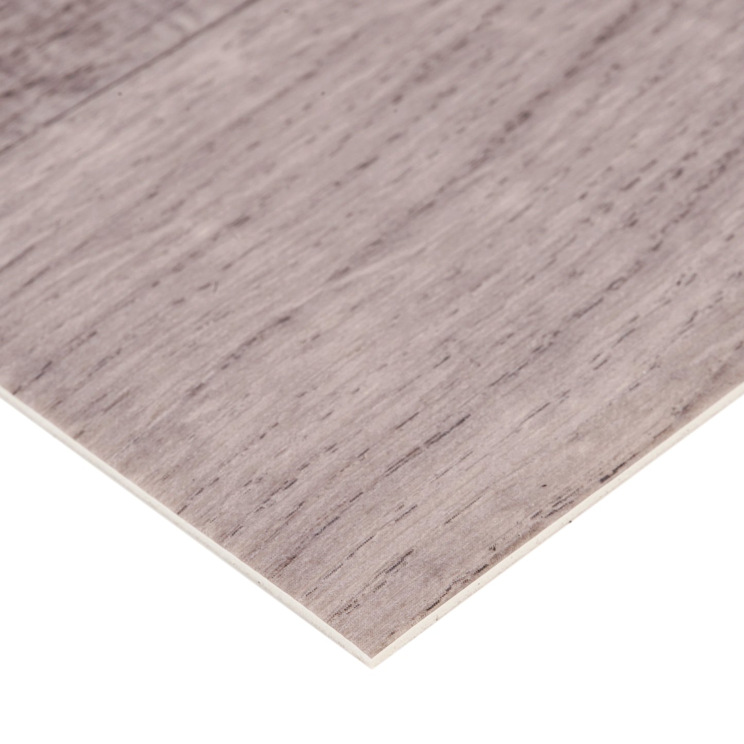 Gray laminate flooring with a textured wood finish, ideal for modern interior design.