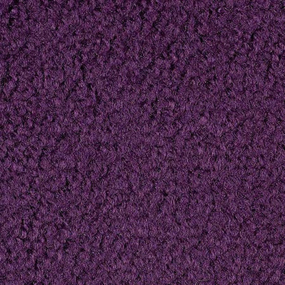 Soft, textured purple fabric in a plush material, perfect for upholstery or craft projects.