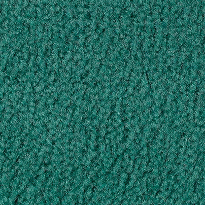Textured teal fabric swatch, soft material ideal for upholstery or crafts.