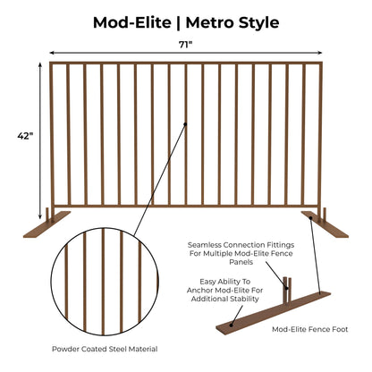 Mod-Elite Foot Connector | Brown