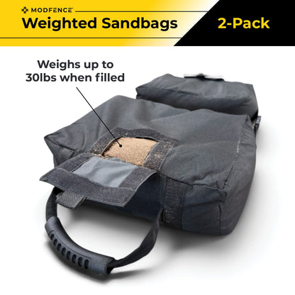 Mod-Fence Weighted Sandbags | 2-Pack