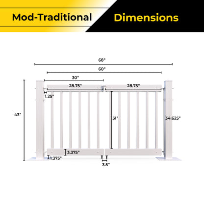 Mod-Traditional Gate Panel