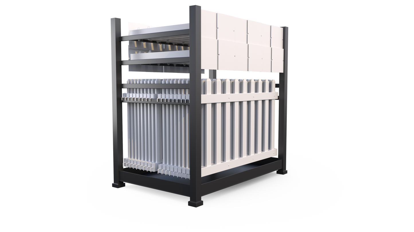 Mod-Fence Cart  | Holds up to 20 panels and 24 posts
