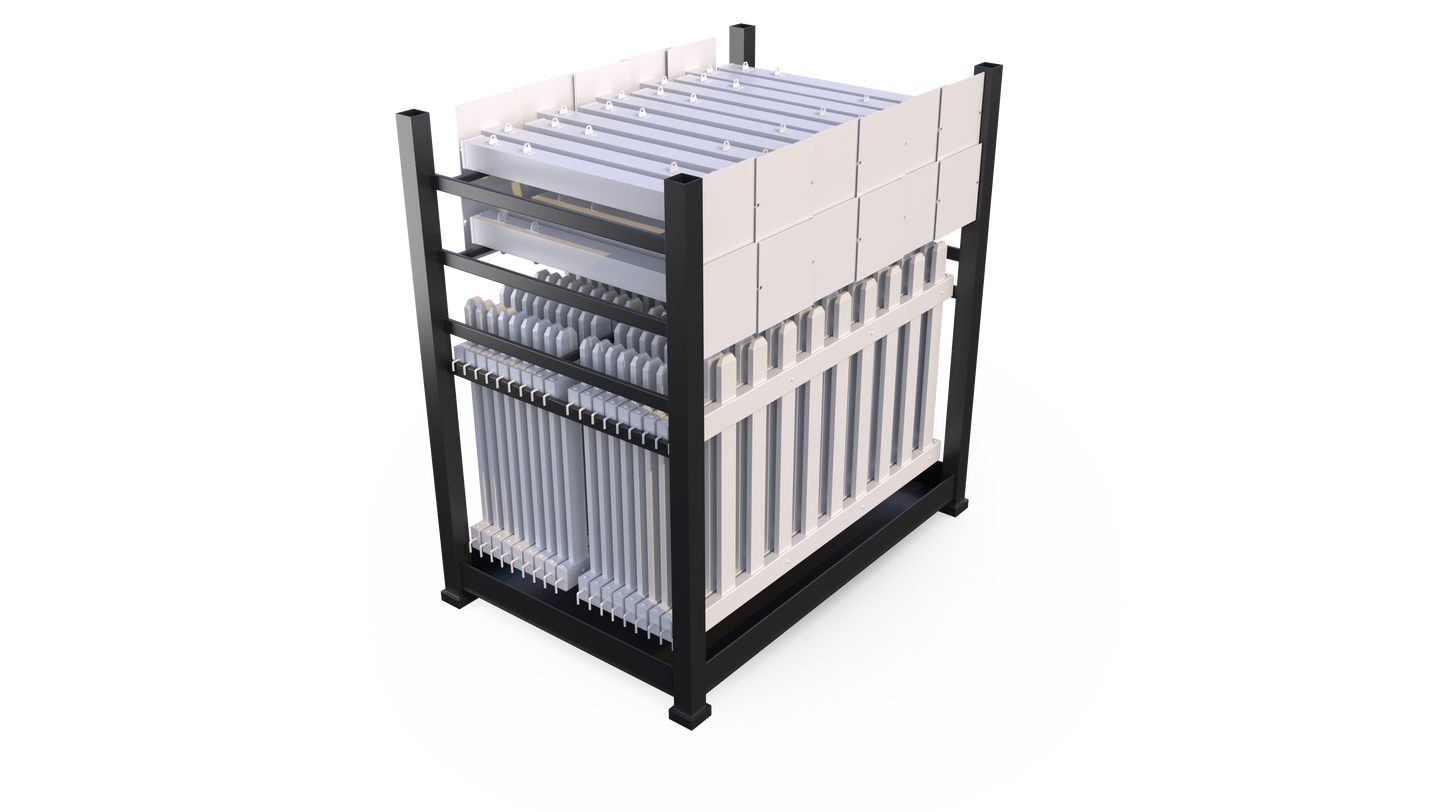 Mod-Fence Cart  | Holds up to 20 panels and 24 posts