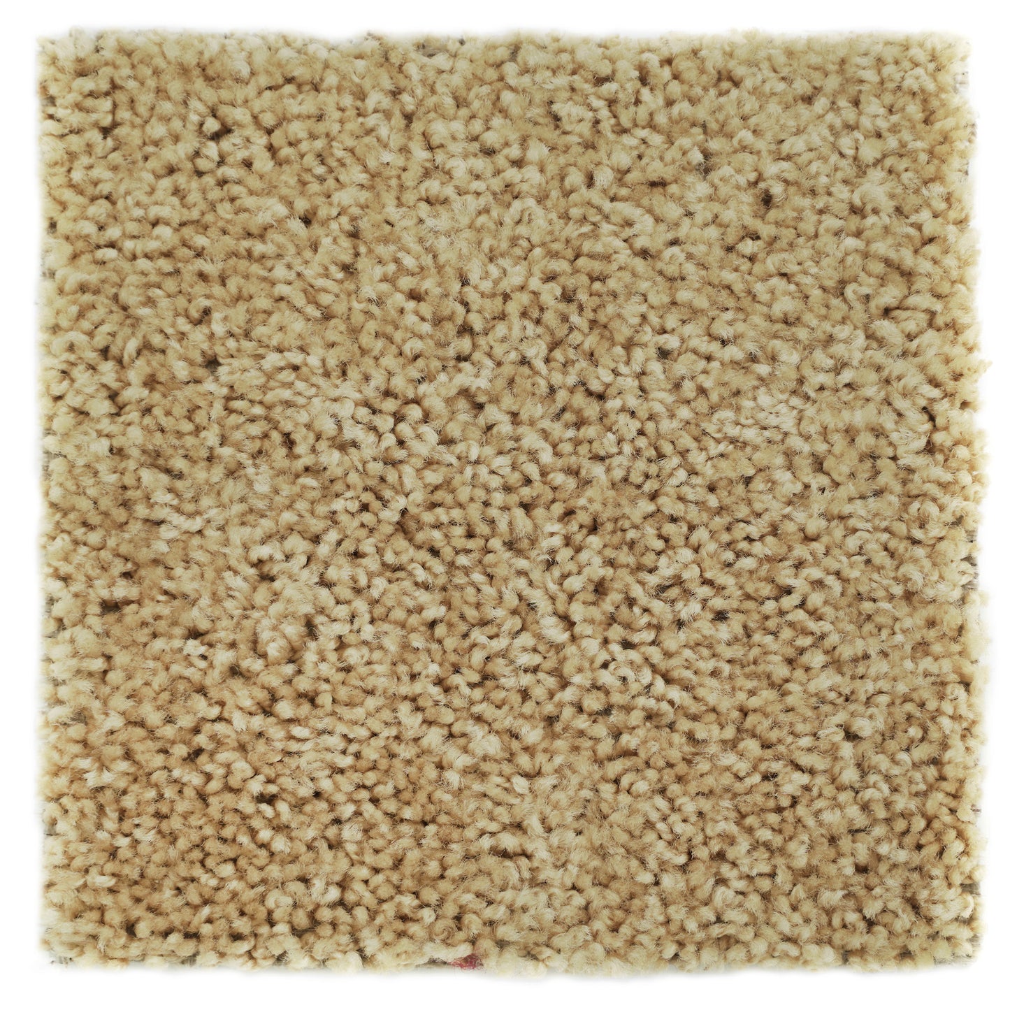 Soft beige shag rug made of plush material, perfect for adding warmth and texture to any space.