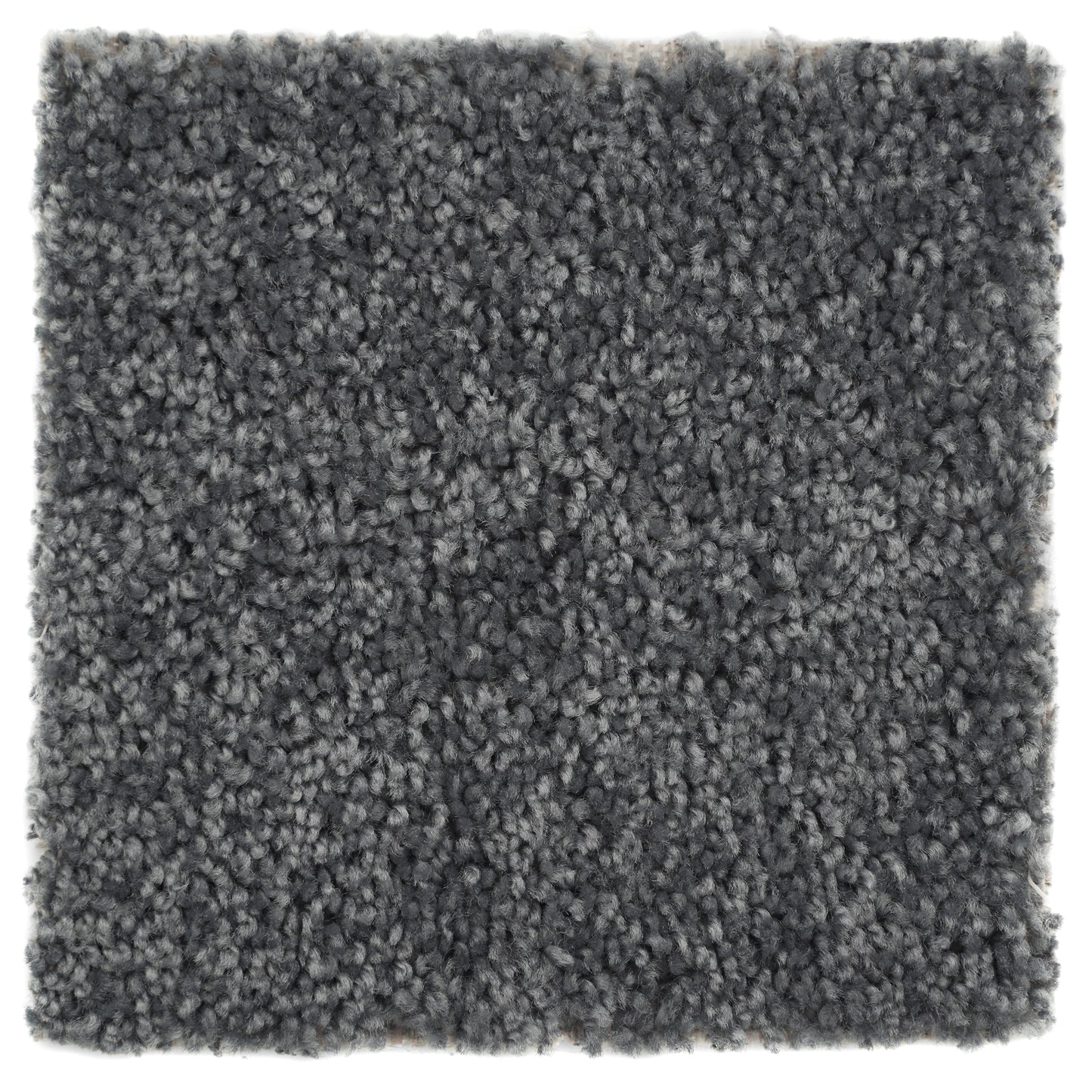 Soft gray shag rug made from high-quality synthetic material, perfect for adding comfort to any space.