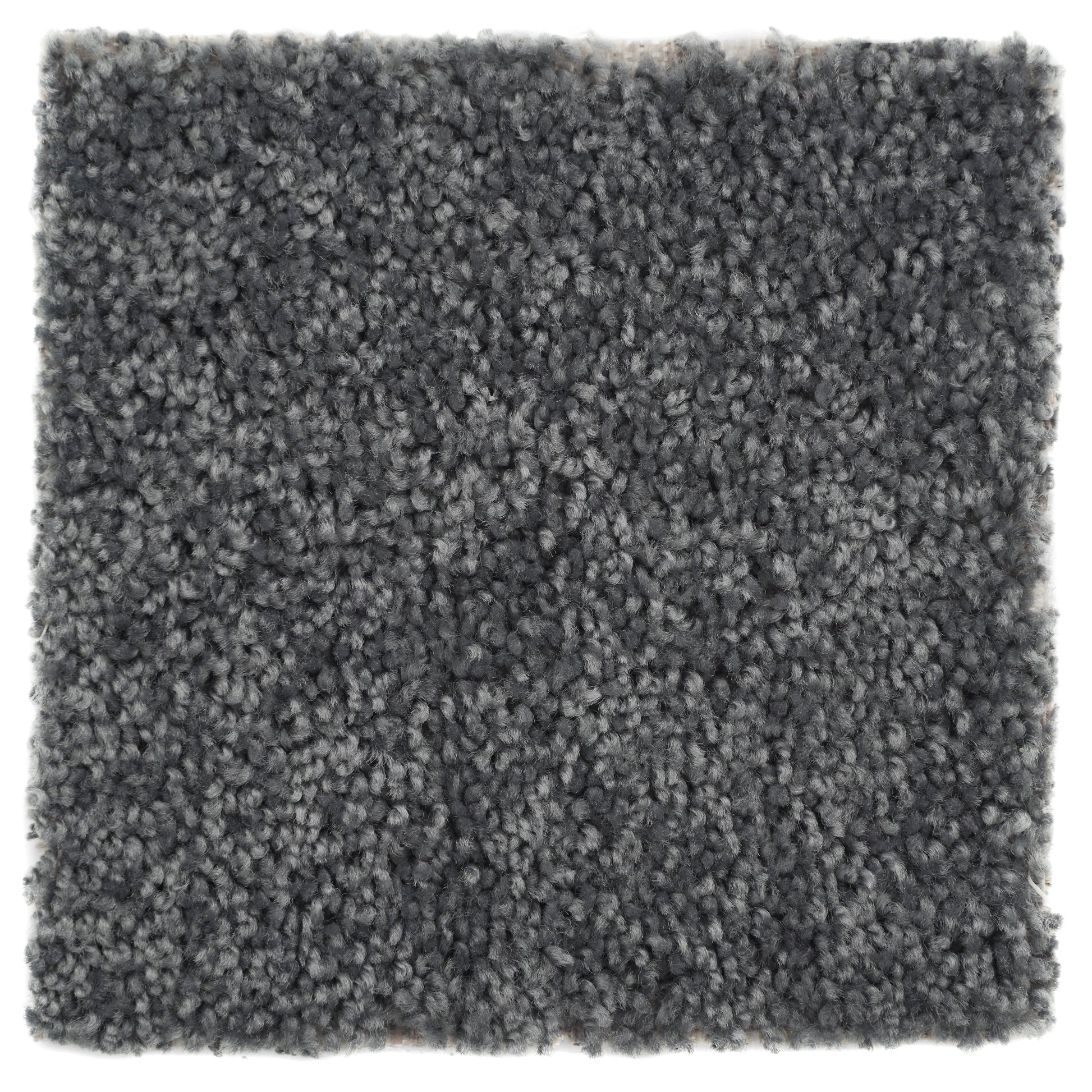 Soft gray shag rug made from high-quality synthetic material, perfect for adding comfort to any space.