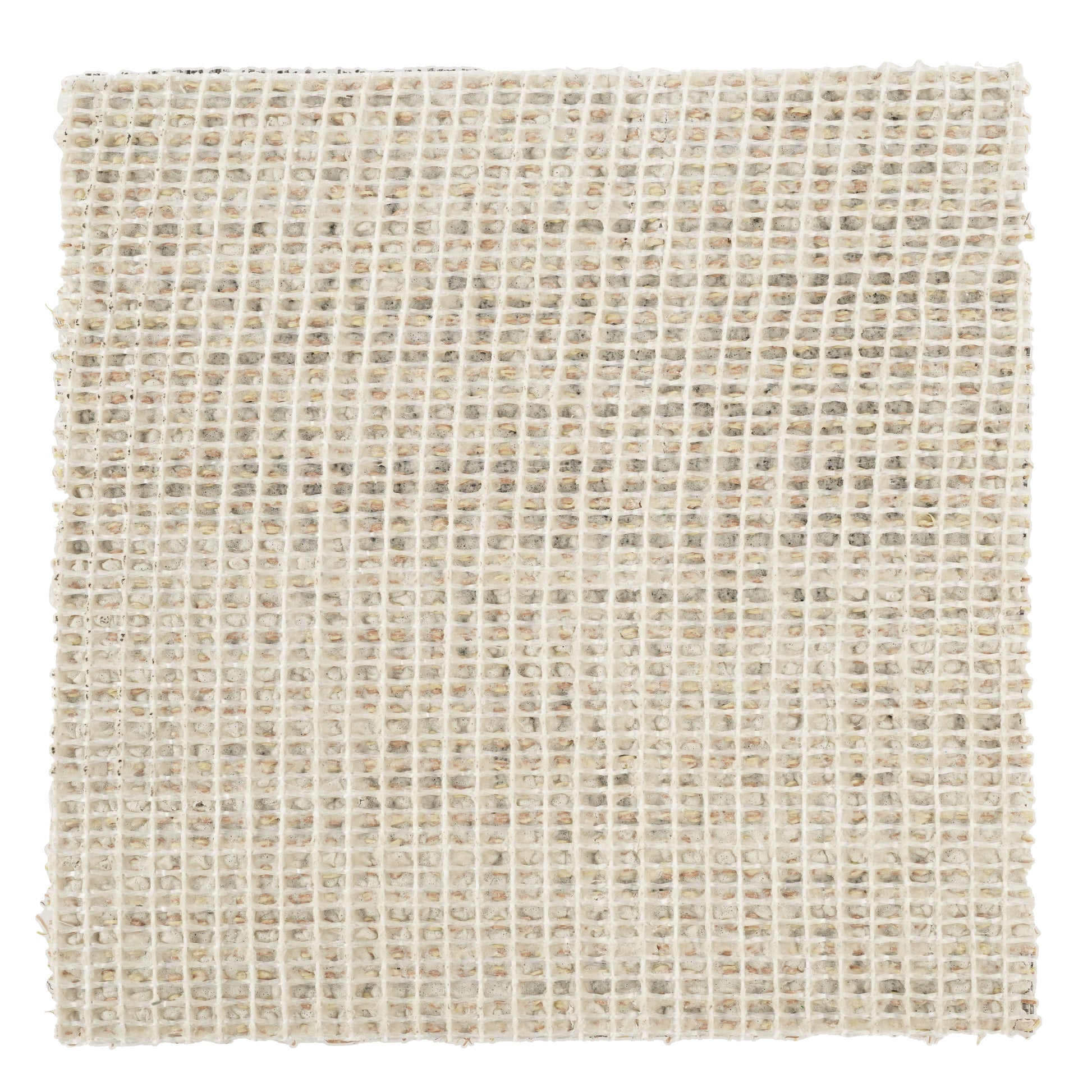 Natural woven fabric swatch in cream color, ideal for upholstery and home decor projects.