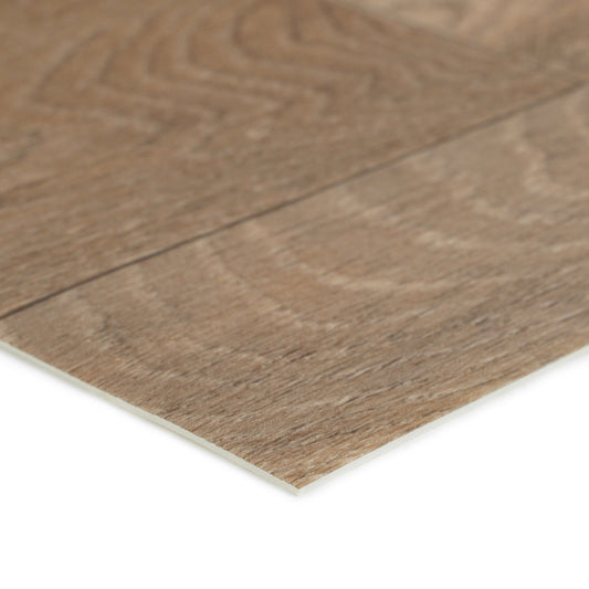 Brown wood laminate flooring with a textured surface, perfect for durable home decor.