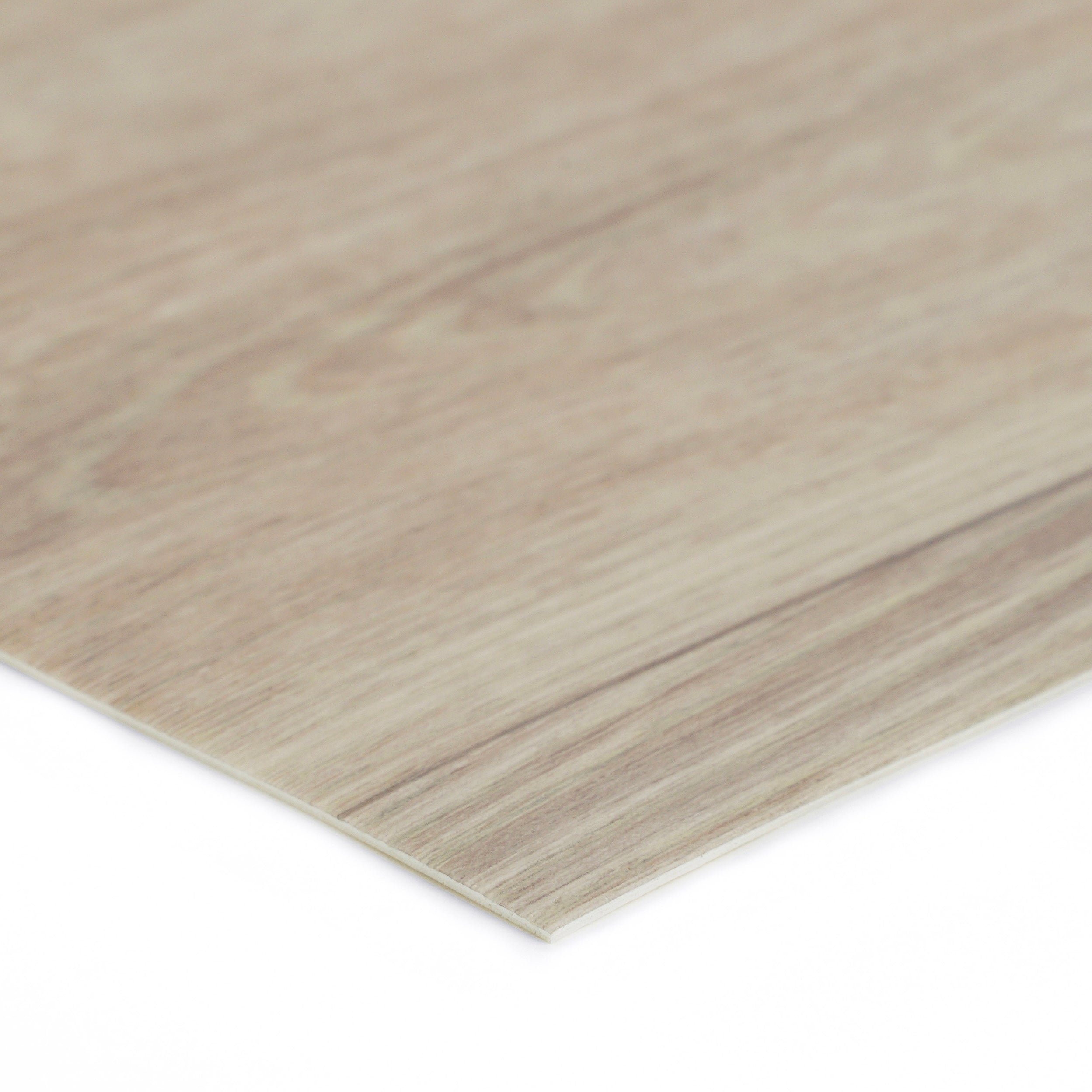 Light oak laminate flooring, durable and scratch-resistant, ideal for modern interiors.