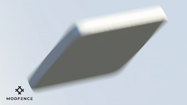 Modern white outdoor fence panel, durable material, sleek design, ideal for privacy and style.
