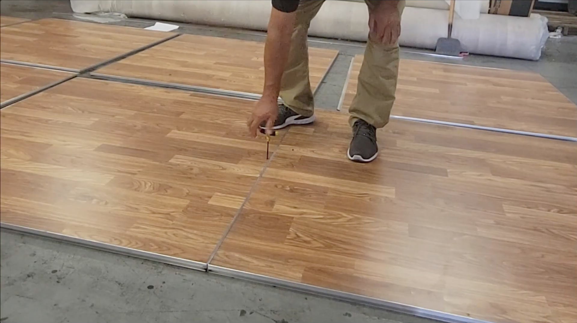 Load video: Simple Set Up Dance Floor | Seamless &amp; Portable